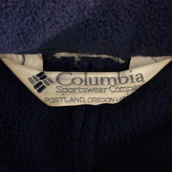 Columbia Mens XL Purple & Black Full Zip-up Fleece - Picture 5 of 6